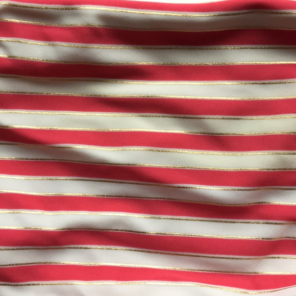 Aerie stripped red, white and gold bottoms - Picture 5 of 5